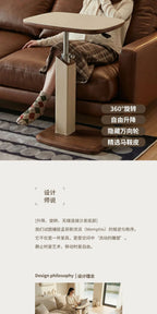 Modern Multifunctional Mobile Sofa End Side Table Can Be Lifted Living Room Small Coffee Table Bedroom Small Desk Home Furniture