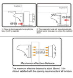 Magnetic Baby Proofing Locks Child Safety Latches For Drawers Cabinets Kids Protection Childproof Security Systems Home