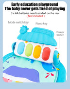 Baby Activity Gym with Piano & Play Mat