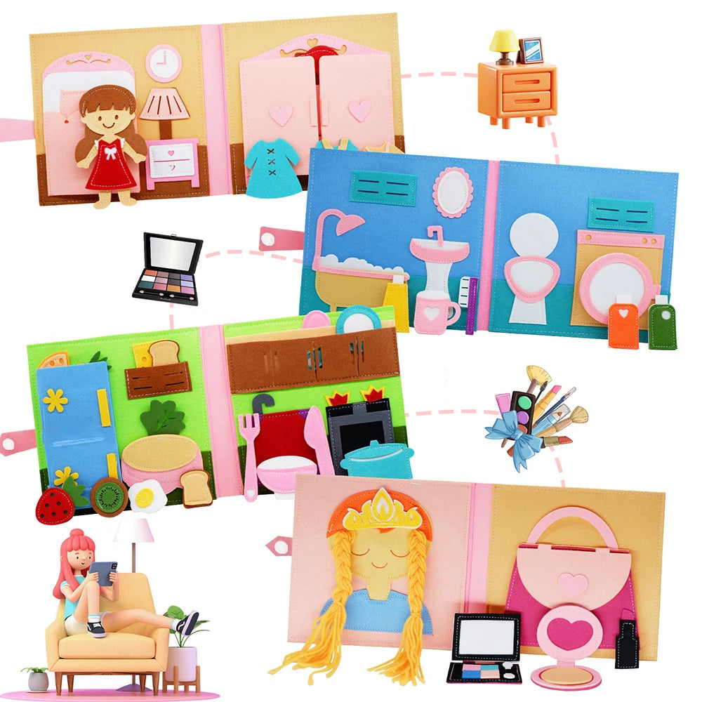 Montessori Busy Book for Toddlers