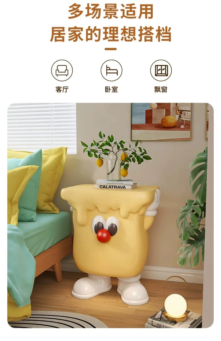 Modern Minimalist Cute  Bedside Cabinet Unique Design Night Table For Kids Mesitas De Noche Dormitorio Bedroom Furniture
