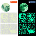 Luminous Moon and Stars Wall Stickers for Kids Room Baby Nursery Home Decoration Wall Decals Glow in the Dark Bedroom Ceiling