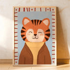 Animal-themed Baby Room Posters: Stylish and Playful Animal Prints Whimsical Canvas Wall Art Suitable for Modern Baby Room De
