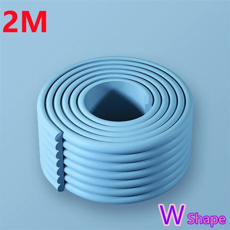 2M Baby Safety Corner Protector Solid Color Edge Guards for Childproofing Home Furniture Corners Table Angle Protection Tape