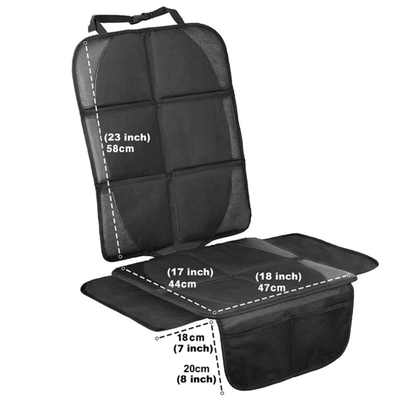 Universal Child Safety Seat Anti-Slip Anti-Scratch Mat Pads Waterproof Car Seat Protective Cover for-Baby Kid Protection