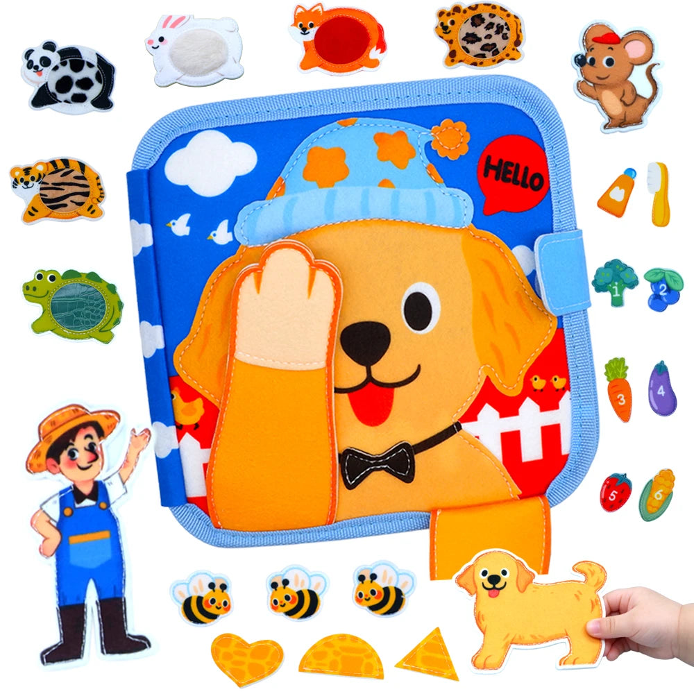 Toddler Life Skills Busy Board