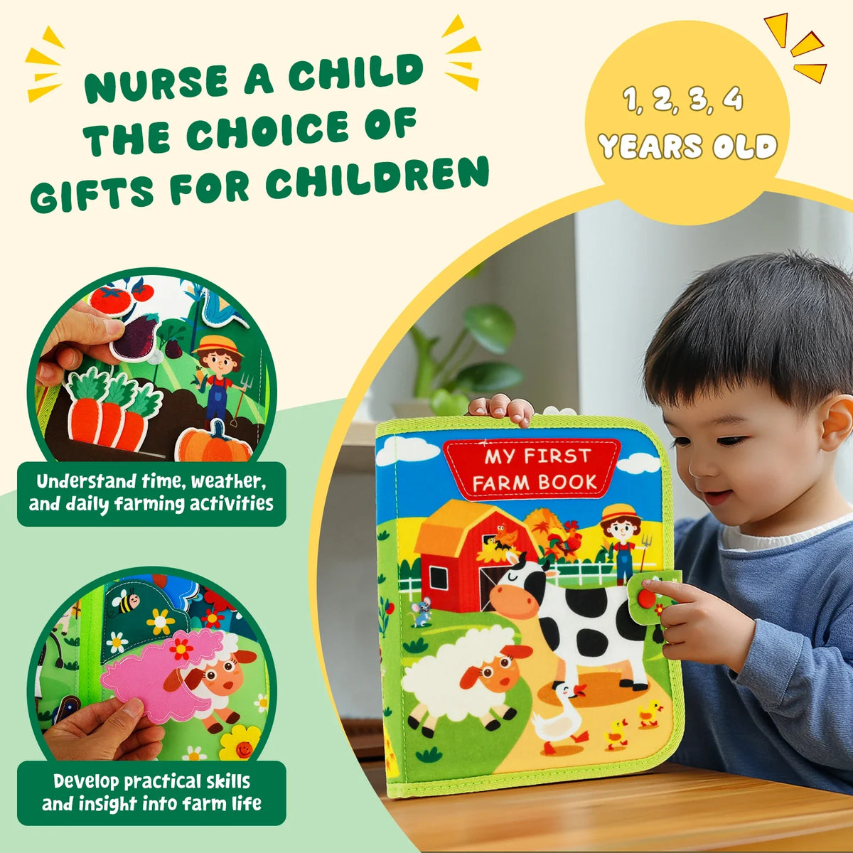 Soft Felt Farm Activity Book