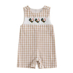 Baby Boy Embroidered Romper