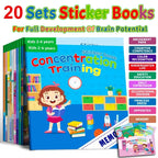 Montessori Cartoon Sticker Activity Book