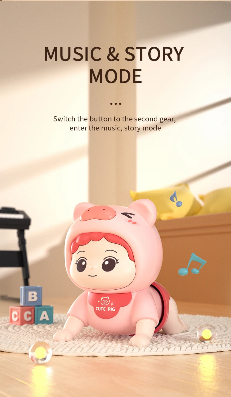 Musical Baby Crawling Activity Toy