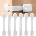 1/3/5Pcs Child Safety Cabinet Locks Premium Adjustable Baby Proof Drawer Latches Bathroom Kitchen Cabinet Drawer Lock