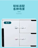 5Pcs Child Safety Cabinet Lock Baby Proof Security Protector Drawer Door Cabinet Lock Plastic Protection Kids Safety Door Lock