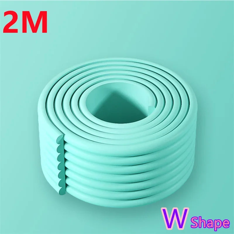 2M Baby Safety Corner Protector Solid Color Edge Guards for Childproofing Home Furniture Corners Table Angle Protection Tape
