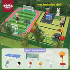 Miniature Items Dollhouse Furniture Accessories Living Room Bedroom Supermarket Shopping Games Family Interaction Doll Kids Toys