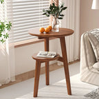 Modern Bedside Cabinets Coffee Table   Solid Wood Side Table Movable Living Room Small Coffee Table Home Furniture New