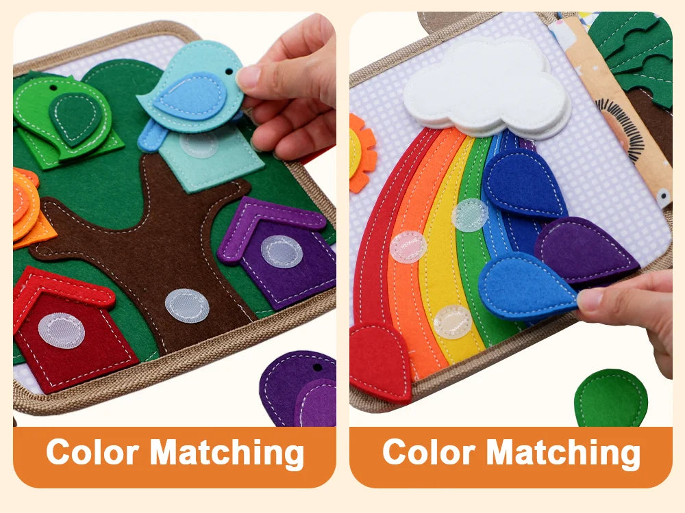 Montessori Busy Book for Toddlers