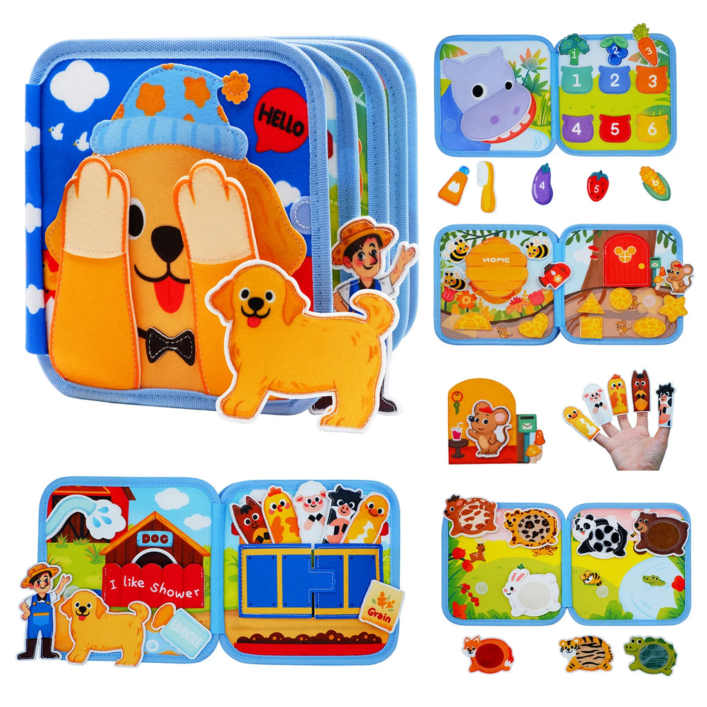 3D Touch & Feel Montessori Baby Book