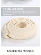 2M Baby Safety Anti-collision Soft Table Edge L-shaped Protector Strip Child Bumper Strips Safety Table Corner Protection Strips