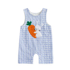 Baby Boy Embroidered Romper