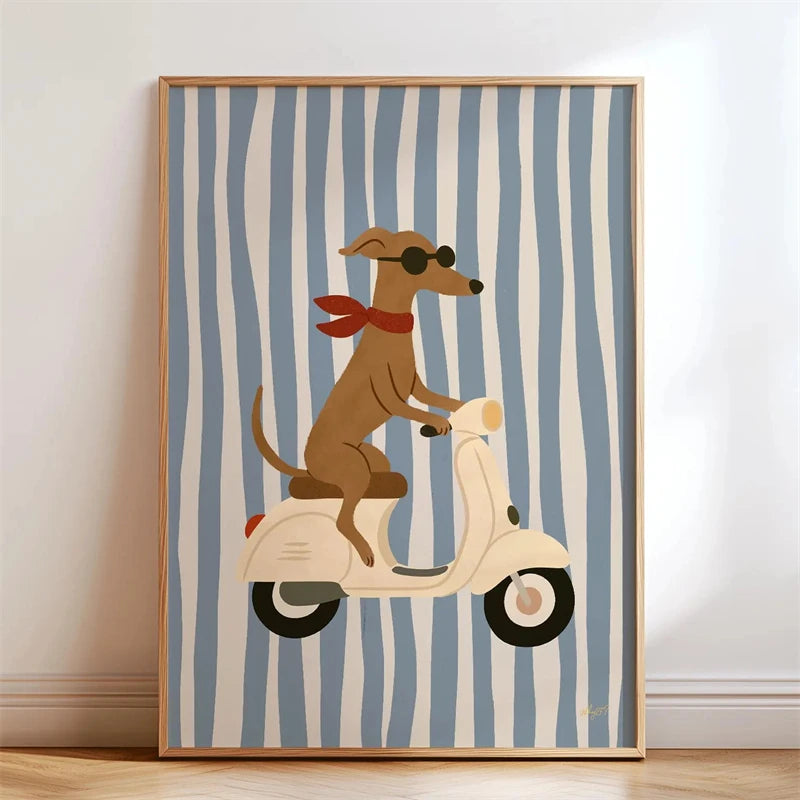 Animal-themed Baby Room Posters: Stylish and Playful Animal Prints Whimsical Canvas Wall Art Suitable for Modern Baby Room De