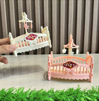 Miniature Dollhouse Cradle Bed