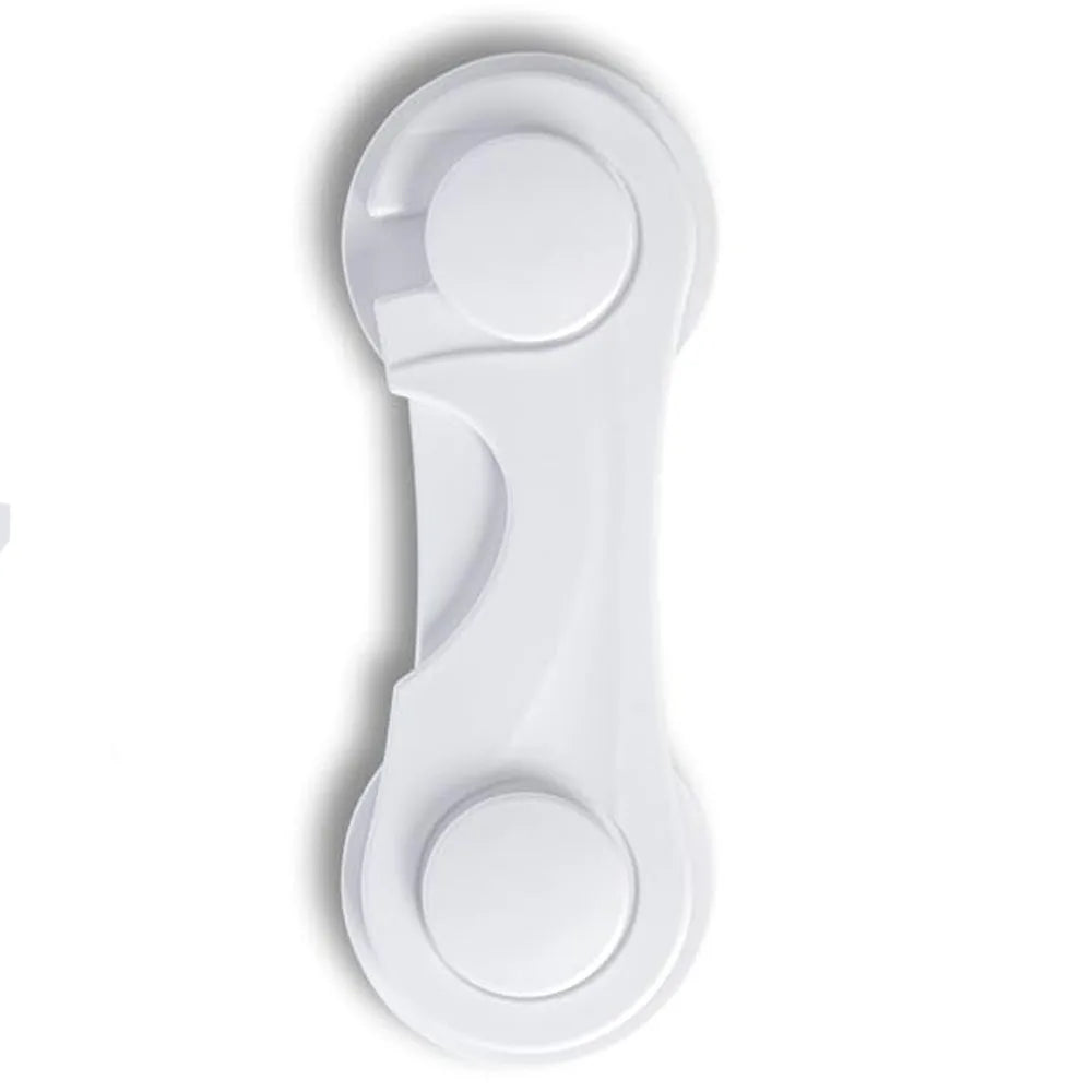 Baby Proof Cabinet Door Locks Child Safety Latch for Drawers Cupboards Fridge Closet Pantry - Adhesive Childproof Locks for Kids