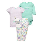 3-Piece Newborn Cotton Outfit Set