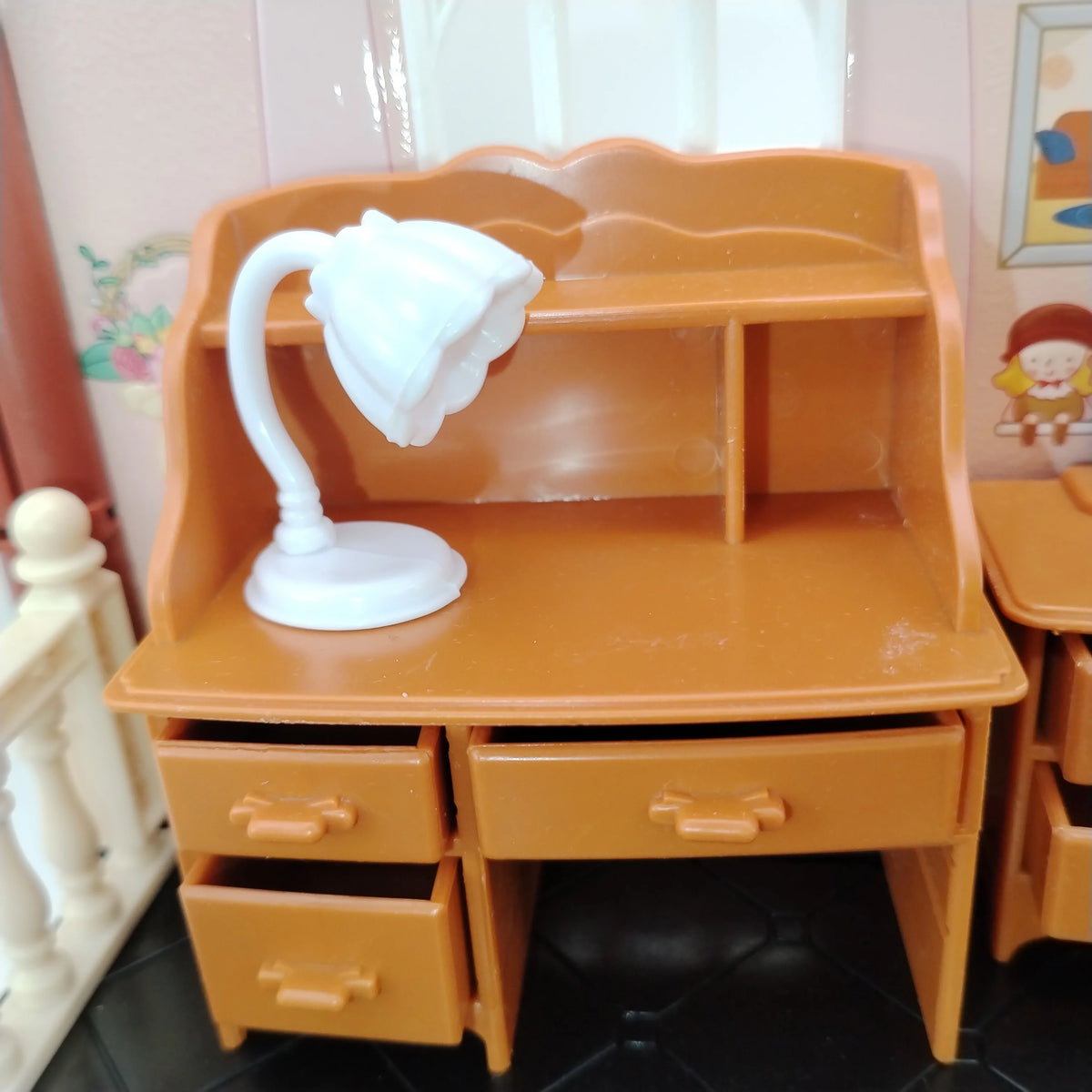 Miniature Items Dollhouse Furniture Accessories Living Room Bedroom Supermarket Shopping Games Family Interaction Doll Kids Toys