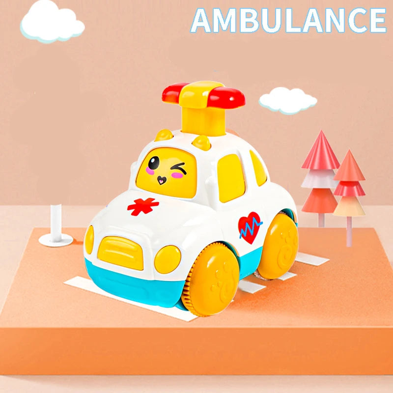 Press & Go Cartoon Toy Car