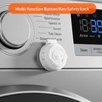 Child Safety Button Lock Cute Bear Shape Self Adhesive Kids Proof Locks for Washing Machines Ovens Fridge Kitchen Baby Proofing
