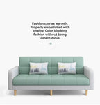 Stable Small Unit Sofa Bed, Foldable Dual-purpose Double Bed, Home Office Nap, Three Person Sofa, Leisure Fabric, Lazy Sofa