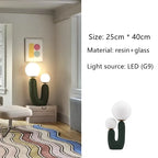 Nordic Children's Room Bedroom Bedside Lamp Creative Art Table Lamp Decoration Model Room Living Room Double Head Table Lamp