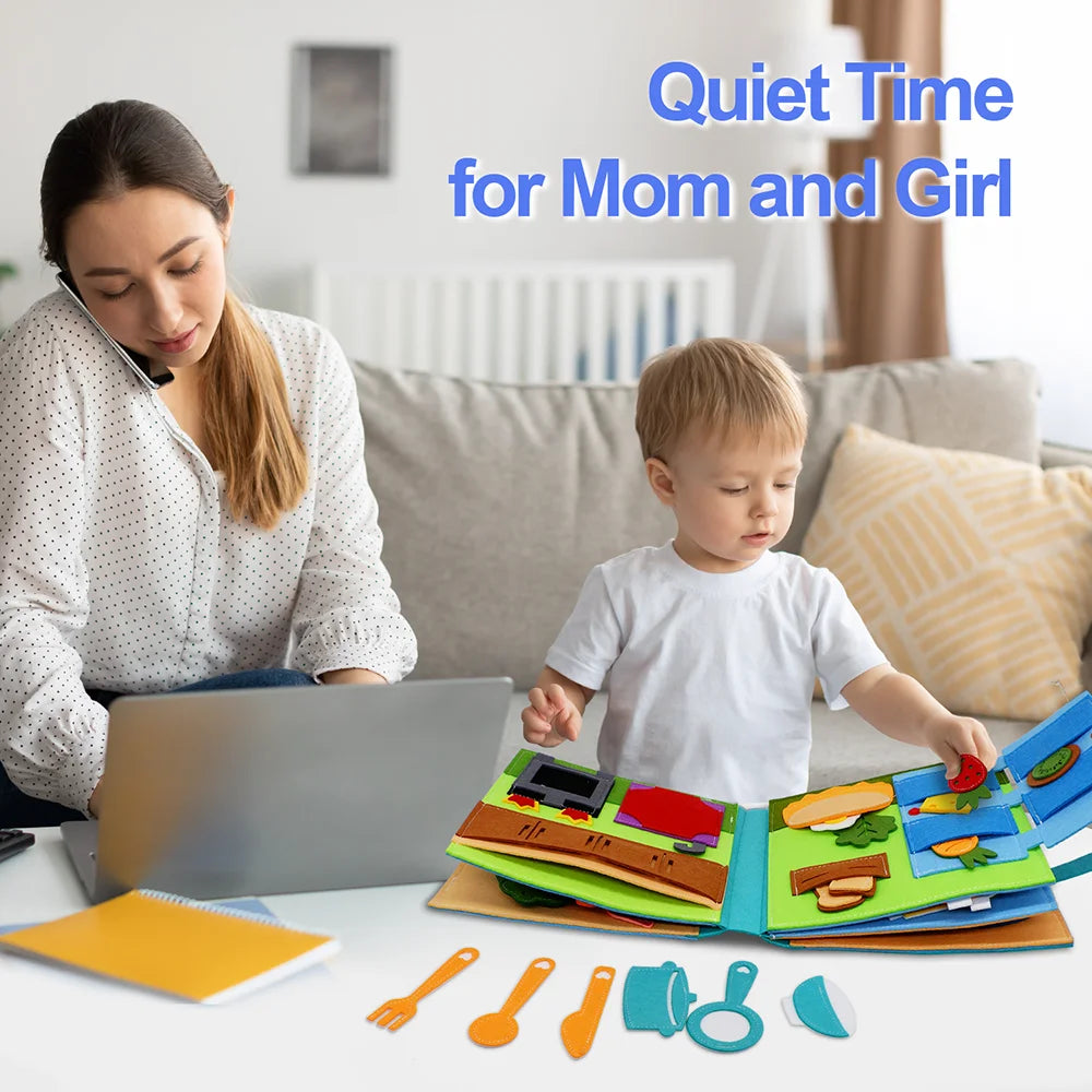 Montessori Busy Book for Toddlers