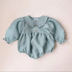 Baby Girl Clothes For 0-2Y Spring Soft Cotton Newborn Baby Girl Long Sleeves Romper Fashion Infant Clothing