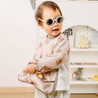 1 PC Waterproof Baby Feeding Bib  Boy Girl Painting Baby's Soft Waterproof Bib Child Meal Eating Apron with Long Sleeves