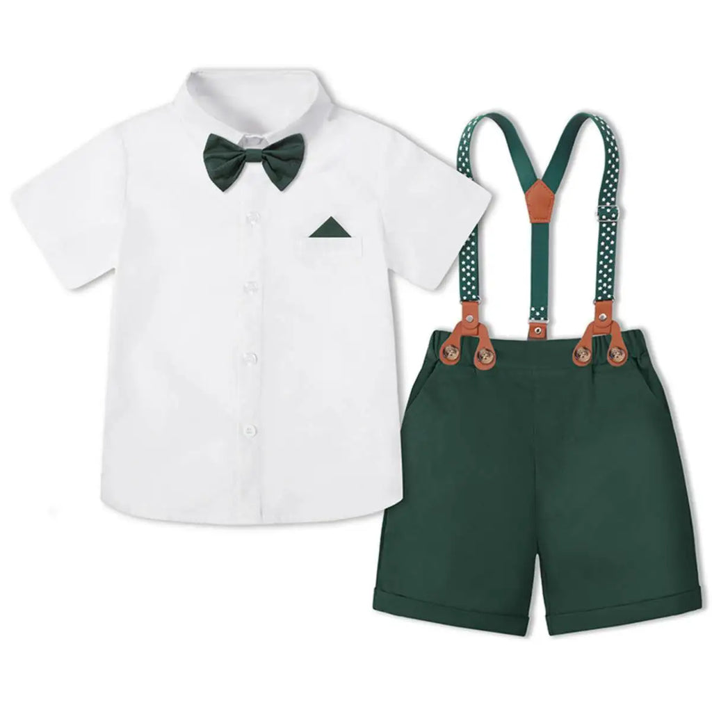 Baby Boy Clothes Toddler Wedding Outfit Kids Formal Birthday Party Suit Set Infant Graduation Piano Performance School Clothes