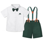 Baby Boy Clothes Toddler Wedding Outfit Kids Formal Birthday Party Suit Set Infant Graduation Piano Performance School Clothes