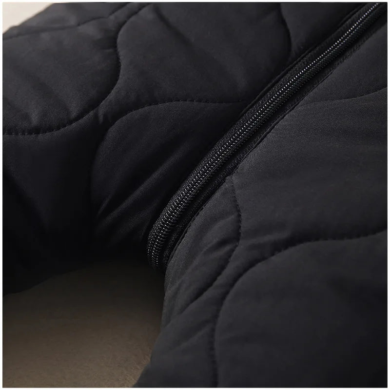 Boys New Born baby Clothes Autumn Winter Fleece-Lined Hooded Romper Pants Perfect for Outdoor Toddler Girl Little Girls Clothing