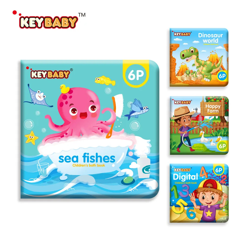 Soft EVA Baby Bath Books