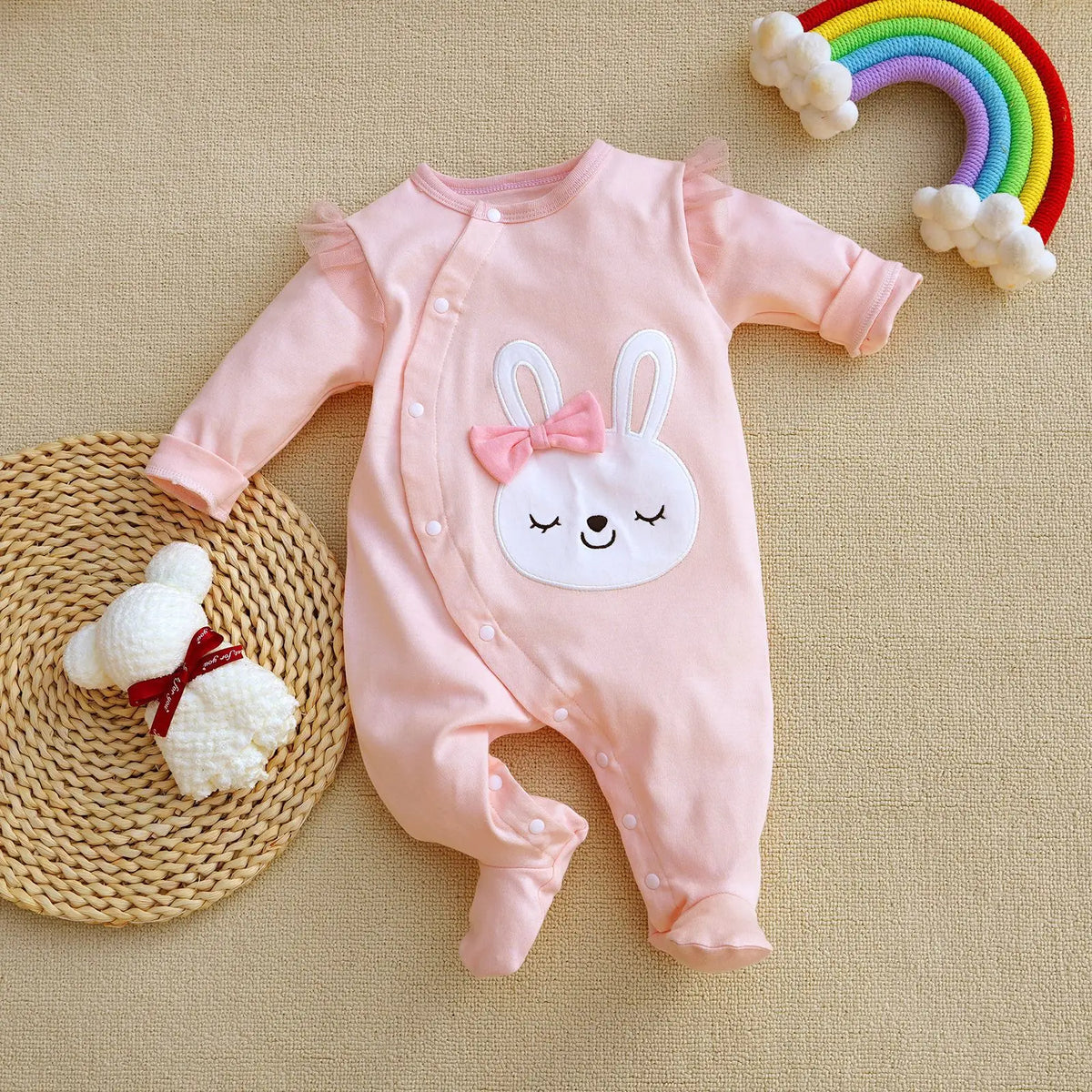 Newborn Baby Clothes Spring Baby Romper Princess style girls Sleepsuit Girl Sleepwear One-pieces Jumpsuit Baby Clothing Jumpsuit