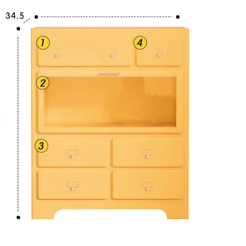 Nordic Kid Living Room Cabinets Office Standing Organize Toys Cabinet House Shelves Meuble De Rangements Home Accessories