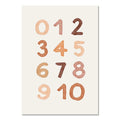 Nursery Wall Posters Sun Rainbow Canvas Painting Alphabet Print Number Poster Nordic Wall Art Pictures for Kids Room Decorati