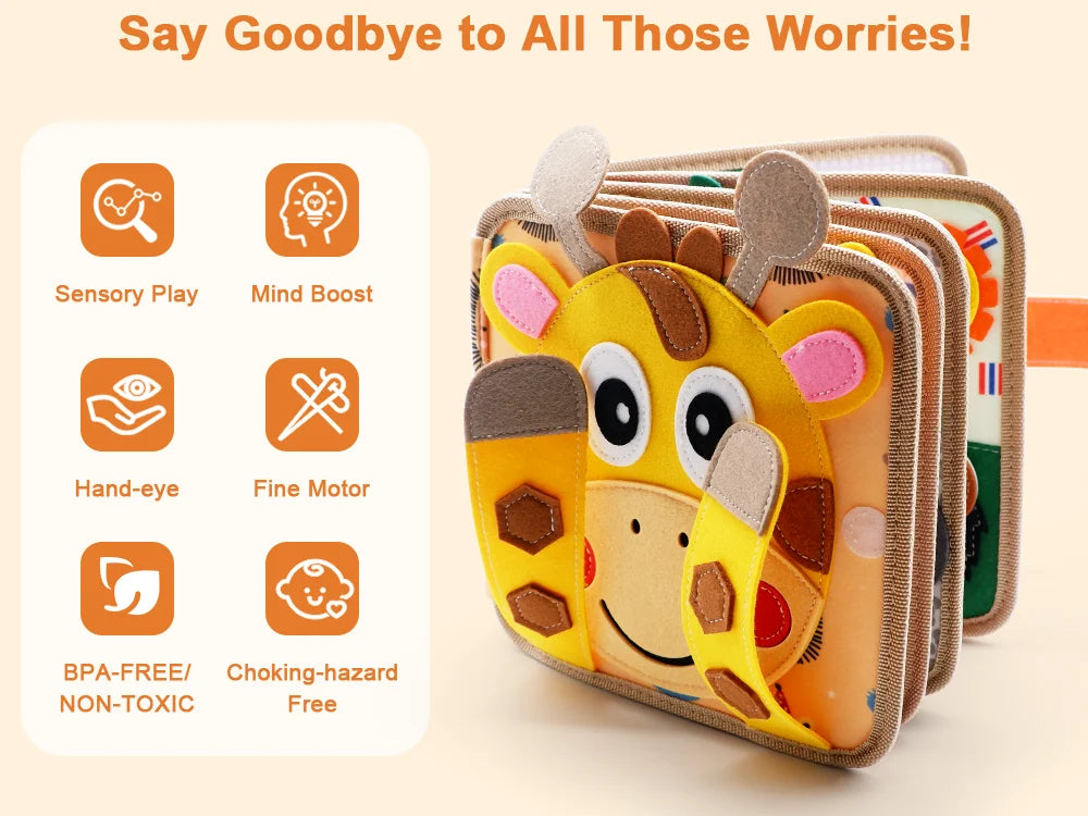 Montessori Busy Book for Toddlers