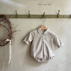Baby Boys Clothes Girls Plaid Romper Long Sleeve Infant Bodysuit Custumes for Babies Romper Newborn Baby Clothes with Pockets