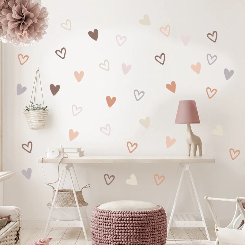 Heart Wall Decals for Nursery