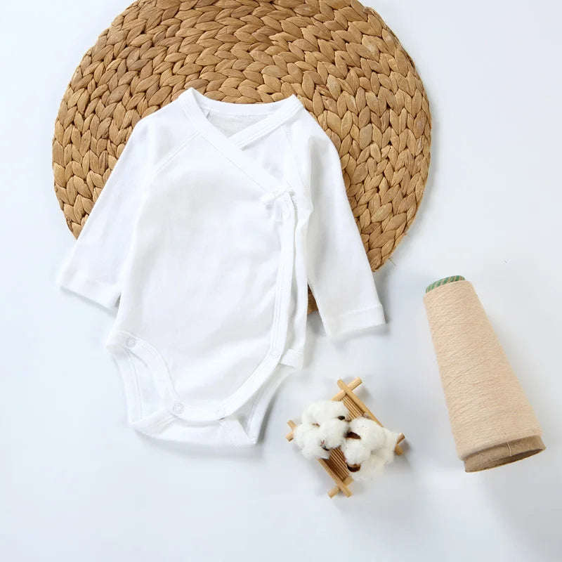 100% Cotton Long-Sleeve Baby Romper