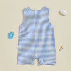 Baby Boy Embroidered Romper