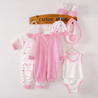 8pcs/set Children's Clothing Baby Newborn Set Pure Cotton 0-3M Baby Clothes Spring Autumn