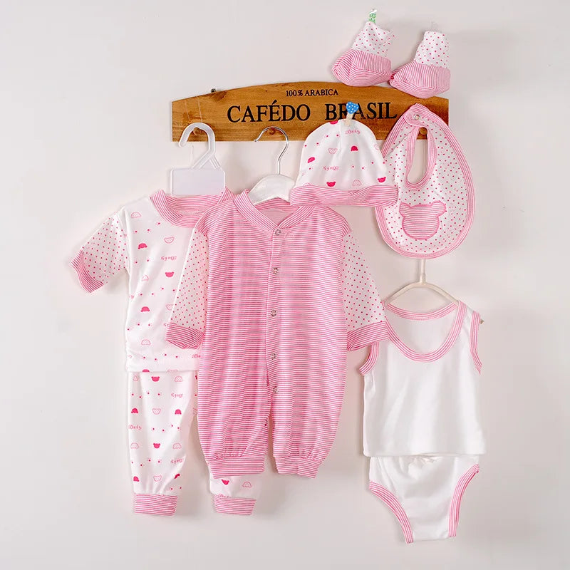 8pcs/set Children's Clothing Baby Newborn Set Pure Cotton 0-3M Baby Clothes Spring Autumn