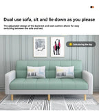 Stable Small Unit Sofa Bed, Foldable Dual-purpose Double Bed, Home Office Nap, Three Person Sofa, Leisure Fabric, Lazy Sofa